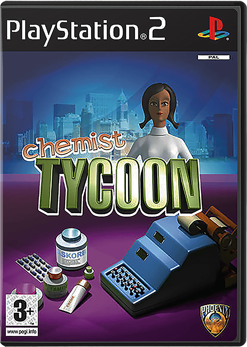 Chemist Tycoon box art for Playstation 2